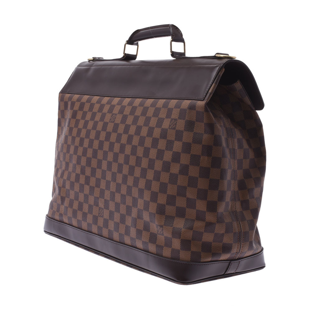 Louis Vuitton Brown Canvas End Boston Damier Bag West